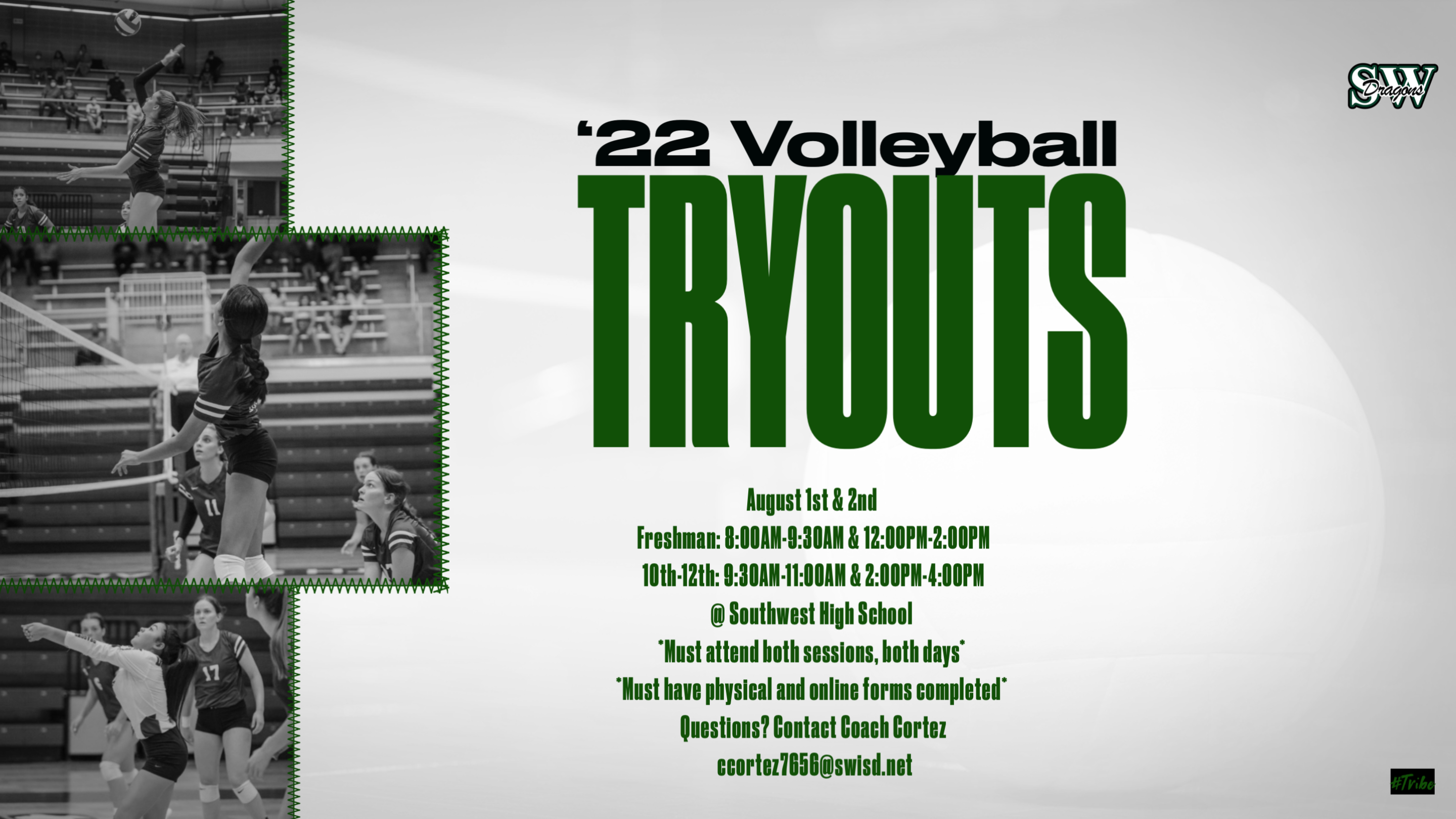volleyball tryout